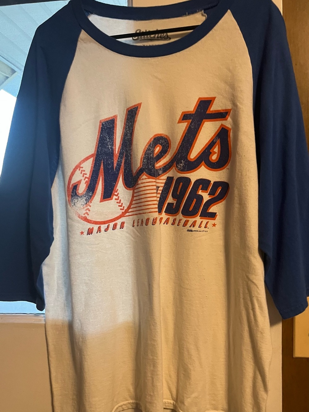 Used Men’s Stitches Navy & White Ringer Crew Tee
